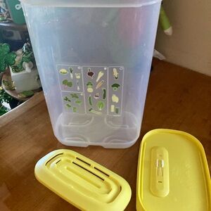 Tupperware Smart  Fridge 3 Way Yellow Venting System